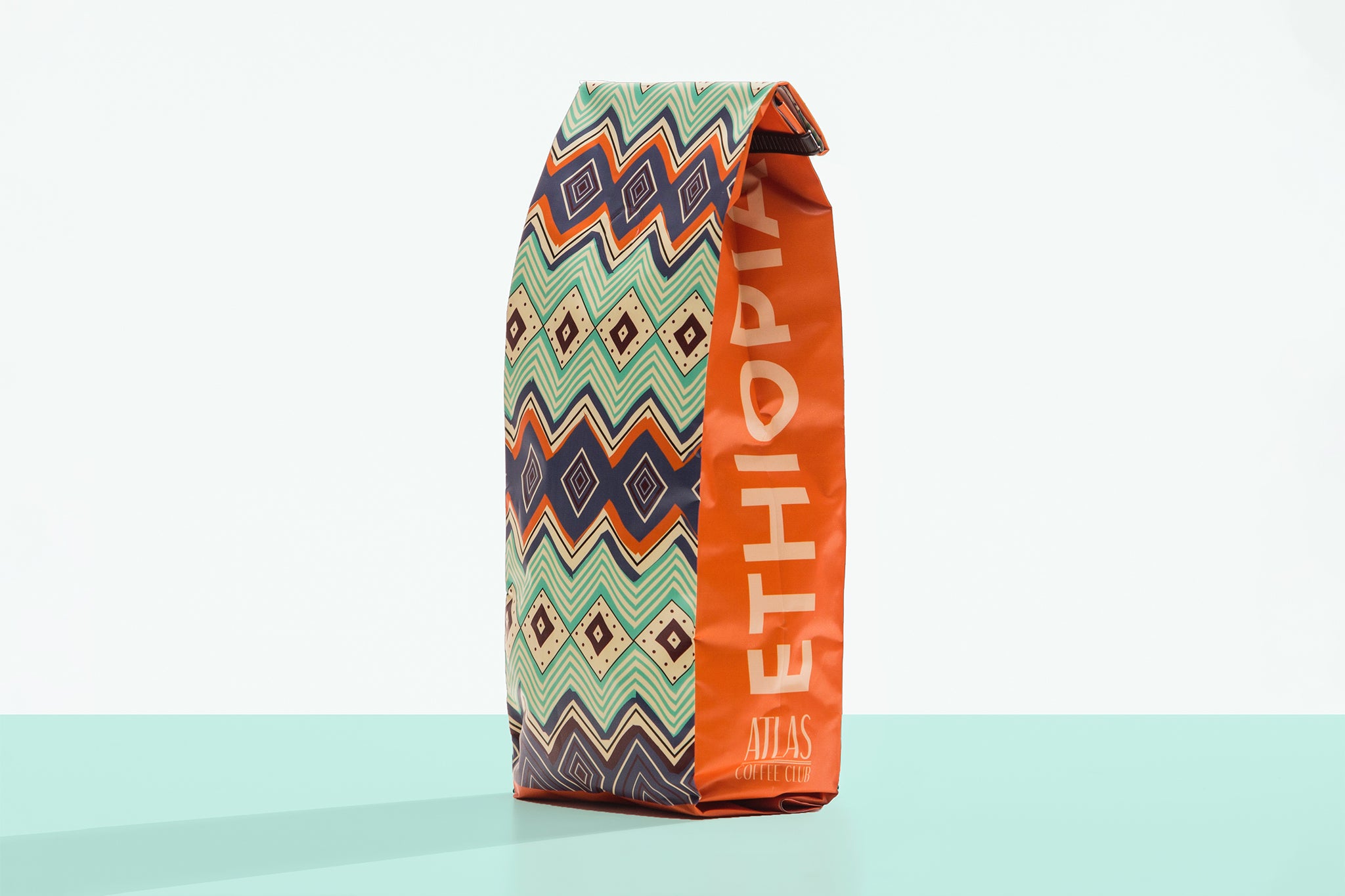 A bag of Ethiopian coffee from Atlas Coffee Club, a coffee subscription service we recommended as a gift for coffee lovers.